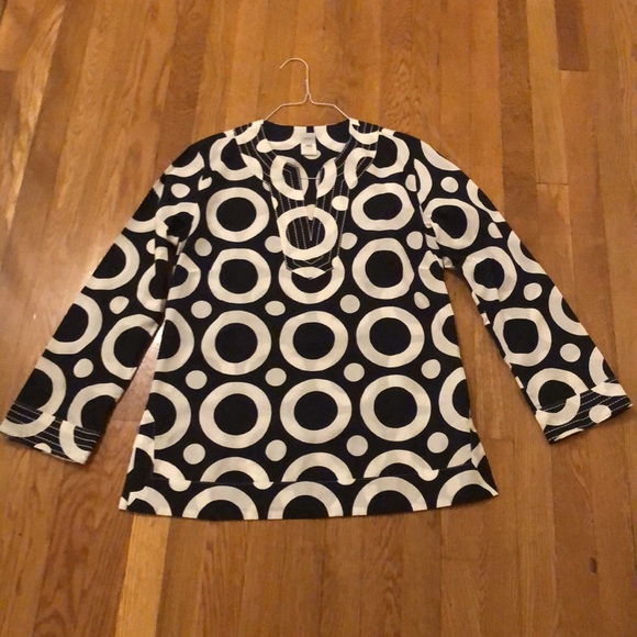Craig Taylor black/white tunic size M - Picture 5 of 6